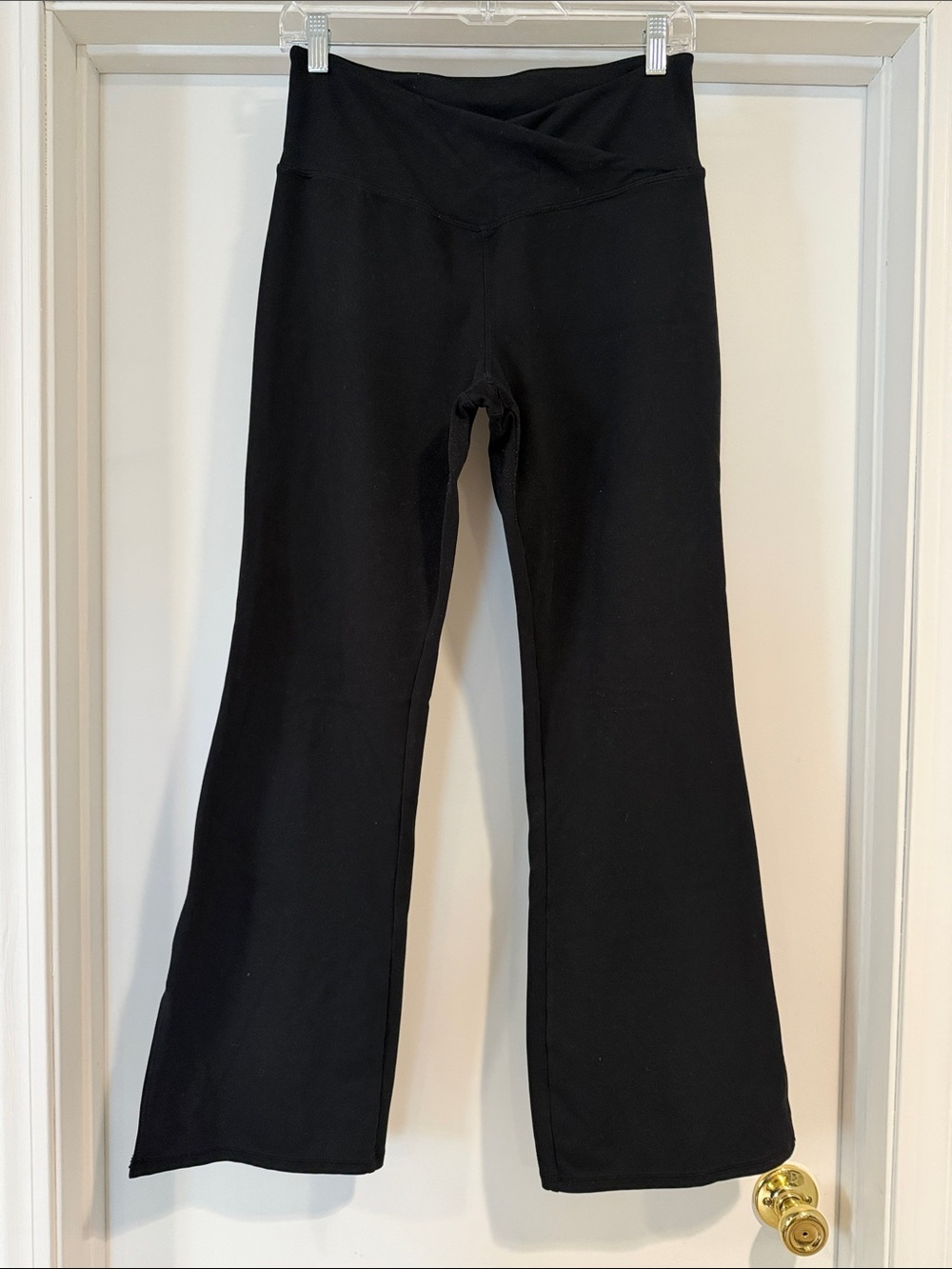 Black Flared Yoga Pants